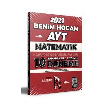 2021 Ayt Matematik Konu Özetli Fasikül Fasikül Video Çözümlü 10 Deneme Sınavı-Benim Hocam Yayınları
