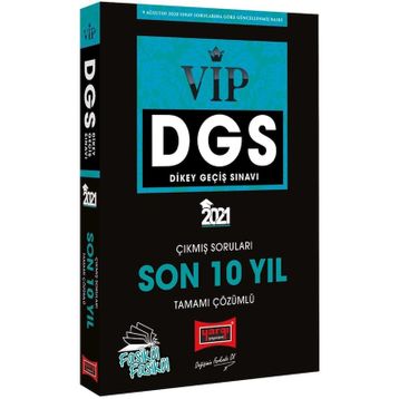 2021 Dgs Vıp Sayısal Sözel Yetenek Son 10 Yıl Tamamı Çözümlü Fasikül Çıkmış Sorular-Yargı Yayınları