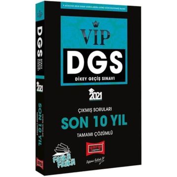2021 Dgs Vıp Sayısal Sözel Yetenek Son 10 Yıl Tamamı Çözümlü Fasikül Çıkmış Sorular-Yargı Yayınları