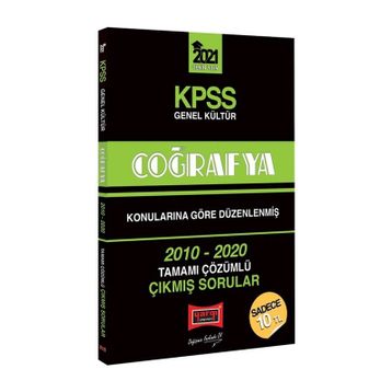 2021 Kpss Coğrafya Konularına Göre Düzenlenmiş Tamamı Çözümlü Çıkmış Sorular-Yargı Yayınları