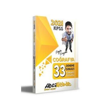 2021 Kpss Coğrafya Tamamı Çözümlü 33 Deneme-Hocawebde Yayınları