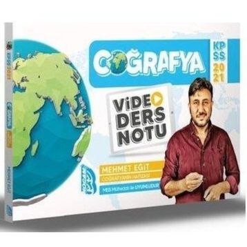 2021 Kpss Coğrafya Video Ders Notu Mehmet Eğit-Benim Hocam Yayınları