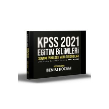 2021 Kpss Eğitim Bilimleri Öğrenme Psikolojisi Video Ders Notları-Benim Hocam Yayınları