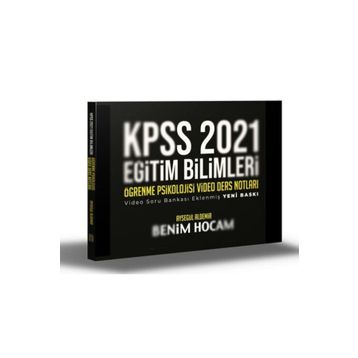 2021 Kpss Eğitim Bilimleri Öğrenme Psikolojisi Video Ders Notları-Benim Hocam Yayınları