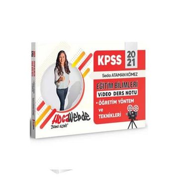 2021 KPSS Eğitim Bilimleri Öğretim Yöntem ve Teknikleri Video Ders Notları-HocaWebde Yayınları