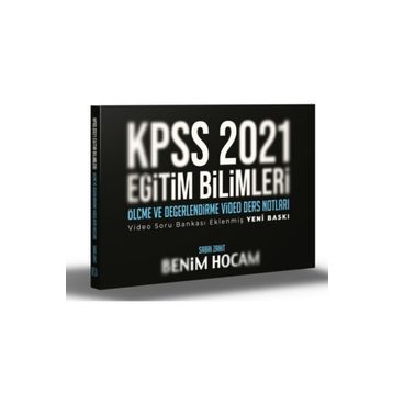 2021 Kpss Eğitim Bilimleri Ölçme Ve Değerlendirme Video Ders Notları-Benim Hocam Yayınları