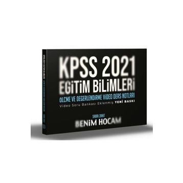 2021 Kpss Eğitim Bilimleri Ölçme Ve Değerlendirme Video Ders Notları-Benim Hocam Yayınları