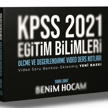 2021 Kpss Eğitim Bilimleri Ölçme Ve Değerlendirme Video Ders Notları-Benim Hocam Yayınları