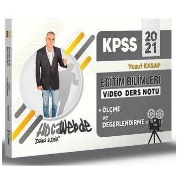 2021 KPSS Eğitim Bilimleri Ölçme ve Değerlendirme Video Ders Notları - HocaWebde Yayınları