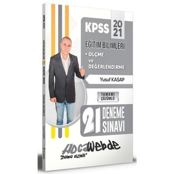 2021 KPSS Eğitim Bilimleri Ölçme ve Değerlendirme Video Ders Notları - HocaWebde Yayınları