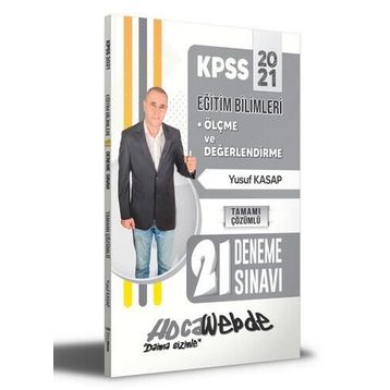 2021 KPSS Eğitim Bilimleri Ölçme ve Değerlendirme Video Ders Notları - HocaWebde Yayınları