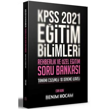 2021 Kpss Eğitim Bilimleri Rehberlik Ve Özel Eğitim Soru Bankası-Benim Hocam Yayınları