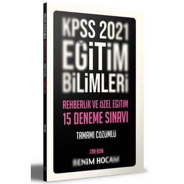 2021 Kpss Eğitim Bilimleri Rehberlik Ve Özel Eğitim Soru Bankası-Benim Hocam Yayınları