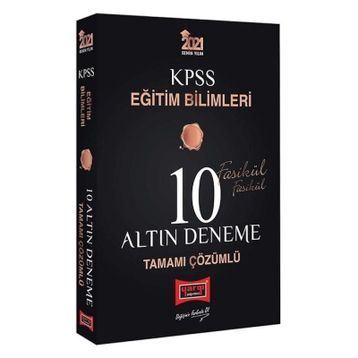 2021 Kpss Eğitim Bilimleri Tamamı Çözümlü 10 Altın Fasikül Deneme-Yargı Yayınları
