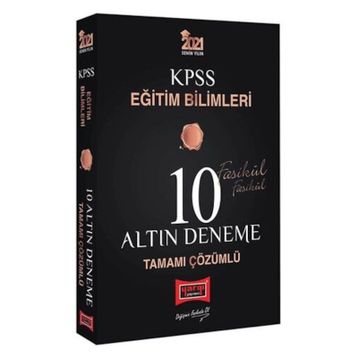 2021 Kpss Eğitim Bilimleri Tamamı Çözümlü 10 Altın Fasikül Deneme-Yargı Yayınları