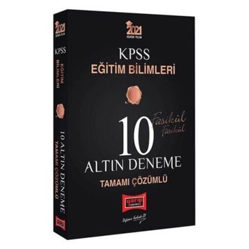 2021 Kpss Eğitim Bilimleri Tamamı Çözümlü 10 Altın Fasikül Deneme-Yargı Yayınları