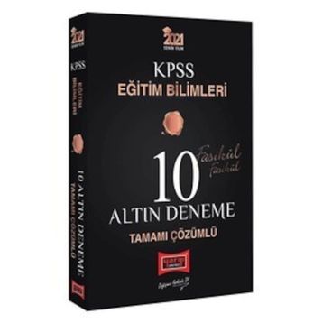 2021 Kpss Eğitim Bilimleri Tamamı Çözümlü 10 Altın Fasikül Deneme-Yargı Yayınları