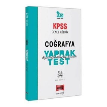 2021 Kpss Genel Kültür Coğrafya Çek Kopart Yaprak Test-Yargı Yayınları
