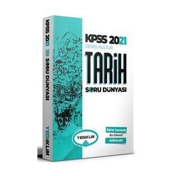 2021 Kpss Genel Kültür Tarih Soru Dünyası-Yediiklim Yayınları