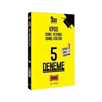2021 KPSS Genel Yetenek Genel Kültür Konuşan Çözümlü 5 Deneme-Yargı Yayınları
