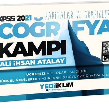 2021 Kpss Haritalar ve Grafiklerle Coğrafya Kampı-Yediiklim Yayınları