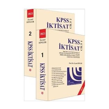 2021 KPSS İktisat 2 Cilt Takım