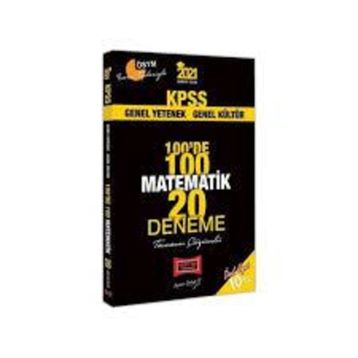 2021 KPSS Matematik 100'de 100 Tamamı Çözümlü 20 Deneme-Yargı Yayınları