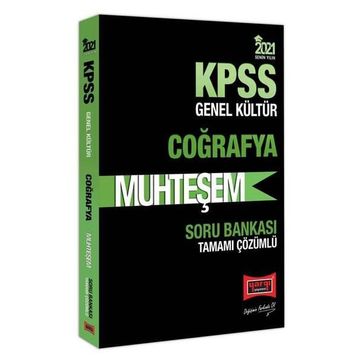 2021 KPSS Muhteşem Coğrafya Tamamı Çözümlü Soru Bankası-Yargı Yayınları