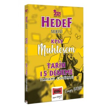 2021 KPSS Muhteşem Tarih Tamamı Çözümlü 15 Deneme Hedef Serisi-Yargı Yayınları