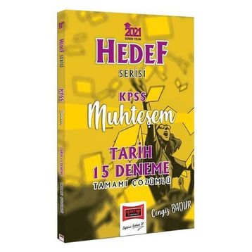 2021 KPSS Muhteşem Tarih Tamamı Çözümlü 15 Deneme Hedef Serisi-Yargı Yayınları