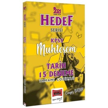2021 KPSS Muhteşem Tarih Tamamı Çözümlü 15 Deneme Hedef Serisi-Yargı Yayınları