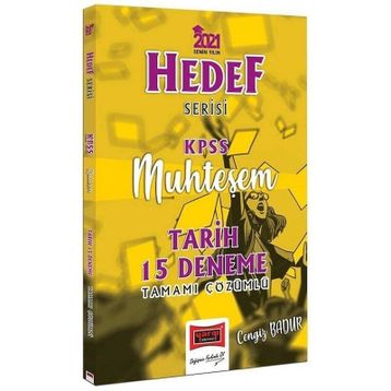 2021 KPSS Muhteşem Tarih Tamamı Çözümlü 15 Deneme Hedef Serisi-Yargı Yayınları