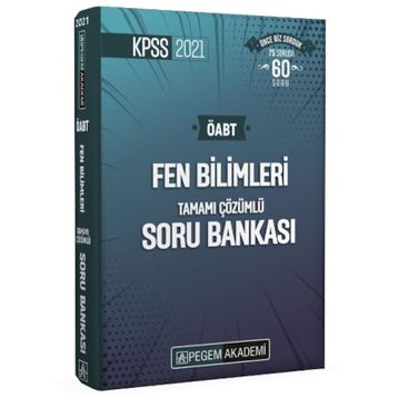 2021 KPSS ÖABT Fen Bilimleri Fen ve Teknoloji Soru Bankası-Pegem Akedemi Yayınları
