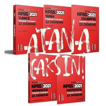 2021 Kpss Vatandaşlık Tamamı Çözümlü 22 Deneme-Benim Hocam Yayınları