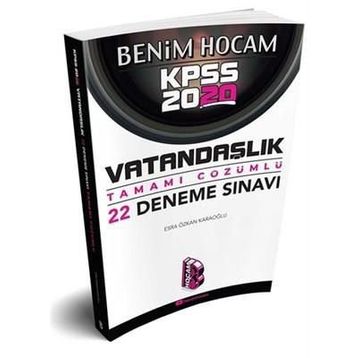 2021 Kpss Vatandaşlık Tamamı Çözümlü 22 Deneme-Benim Hocam Yayınları