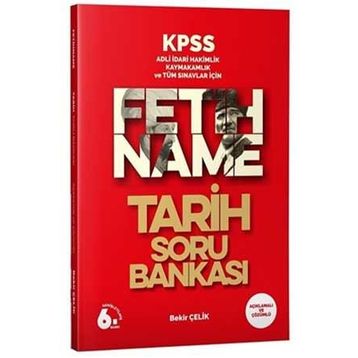2021 KPSS ve Tüm Sınavlar Fetihname Çözümlü Tarih Soru Bankası-Bekir Çelik Yayınları