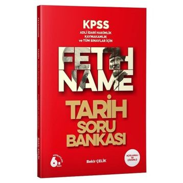 2021 KPSS ve Tüm Sınavlar Fetihname Çözümlü Tarih Soru Bankası-Bekir Çelik Yayınları