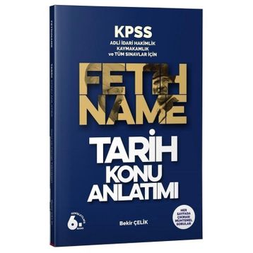 2021 KPSS ve Tüm Sınavlar Fetihname Çözümlü Tarih Soru Bankası-Bekir Çelik Yayınları