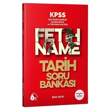 2021 KPSS ve Tüm Sınavlar Fetihname Çözümlü Tarih Soru Bankası-Bekir Çelik Yayınları