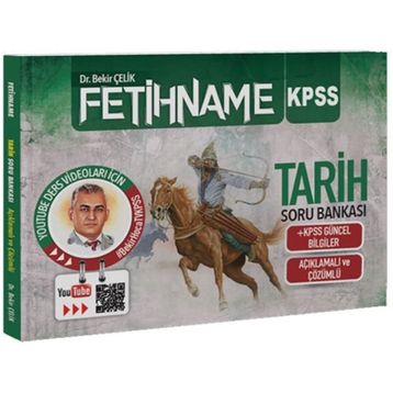 2021 KPSS ve Tüm Sınavlar Fetihname Çözümlü Tarih Soru Bankası-Bekir Çelik Yayınları