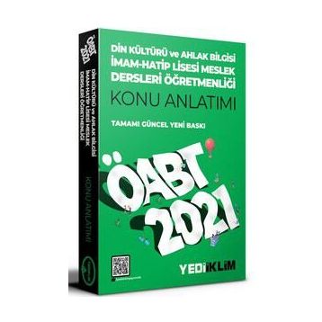 2021 ÖABT Din Kültürü ve Ahlak Bilgisi İmam Hatip Lisesi Meslek Dersleri Öğretmenliği Tamamı Çözümlü Soru Bankası-Yediiklim Yayınları