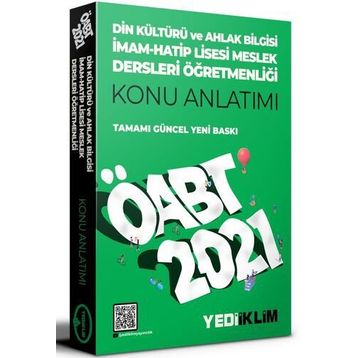 2021 ÖABT Din Kültürü ve Ahlak Bilgisi İmam Hatip Lisesi Meslek Dersleri Öğretmenliği Tamamı Çözümlü Soru Bankası-Yediiklim Yayınları