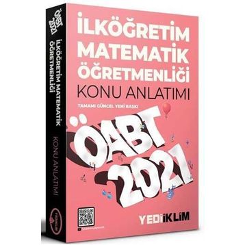 2021 ÖABT İlköğretim Matematik Öğretmenliği Konu Anlatımı-Yediiklim Yayınları
