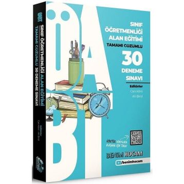 2021 ÖABT Sınıf Öğretmenliği Alan Eğitimi Tamamı Çözümlü 30 Fasikül Deneme - Benim Hocam Yayınları