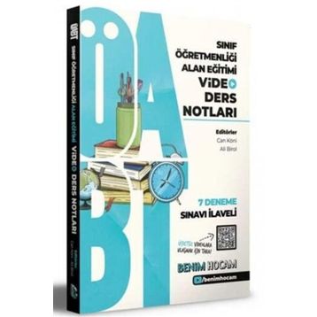 2021 ÖABT Sınıf Öğretmenliği Alan Eğitimi Video Ders Notları - 7 Deneme Sınavı İlaveli-Benim Hocam Yayınları