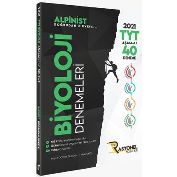 2021 Tyt Biyoloji Alpinist Aşamalı 40 Deneme-Rasyonel Yayınları