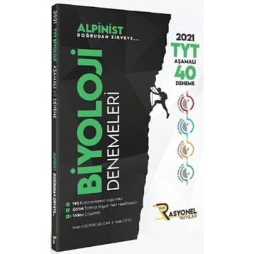 2021 Tyt Biyoloji Alpinist Aşamalı 40 Deneme-Rasyonel Yayınları