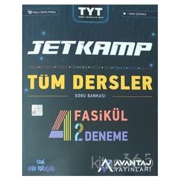 2021 TYT Jet Kamp Tüm Dersler Soru Bankası Fasikül Deneme