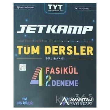 2021 TYT Jet Kamp Tüm Dersler Soru Bankası Fasikül Deneme