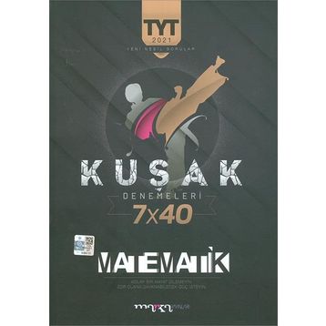 2021 Tyt Matematik Kolaydan Zora 7x40 Kuşak Deneme Marka Yayınları
